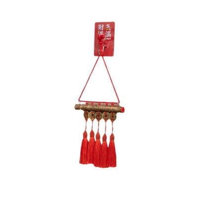 Peach Wood & Ancient Coin Tassel Amulet Set*
