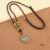Vintage Brass Zodiac Pendant Necklace
