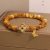 Four Leaf Clover Tiger Eye Feng Shui Bracelet - Luck & Prosperity