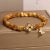 Four Leaf Clover Tiger Eye Feng Shui Bracelet - Luck & Prosperity