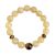 Tiger Eye Yellow Brass Feng Shui Bracelet - Luck & Power
