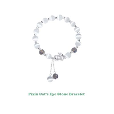 Pixiu Cat’s Eye Stone Bracelet – A Symbol of Prosperity and Protection