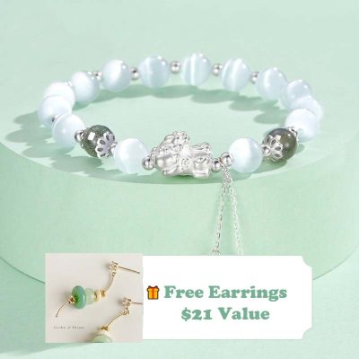 Pixiu Cat’s Eye Stone Bracelet – A Symbol of Prosperity and Protection