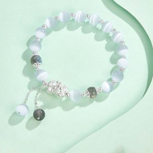 Pixiu Cat’s Eye Stone Bracelet – A Symbol of Prosperity and Protection