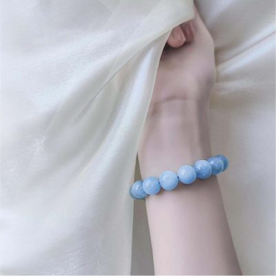 Milky Aquamarine Bracelet – Tranquil by Nature