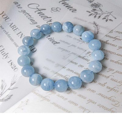 Milky Aquamarine Bracelet – Tranquil by Nature