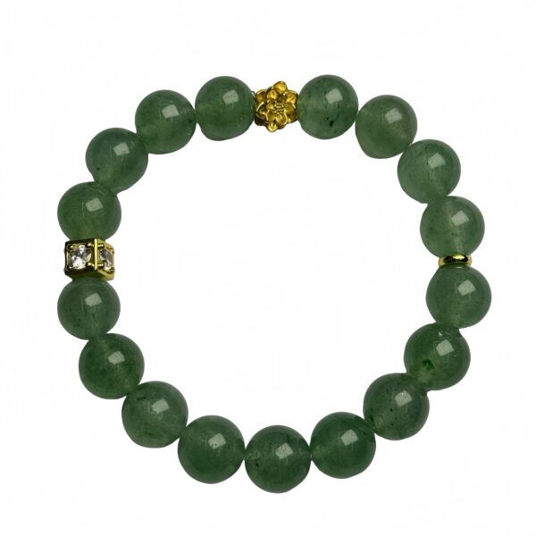 Green Strawberry Quartz Bracelet â Wood Element Feng Shui Energy Jewelry