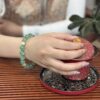 Green Strawberry Quartz Bracelet – Wood Element Feng Shui Energy Jewelry