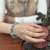 Natural Jade & Fluorite Bracelet – Wood Element Feng Shui Energy Jewelry