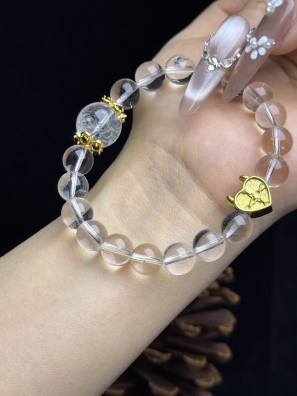 Clear Quartz Bracelet – Metal Element Energy, Clarity & Protection