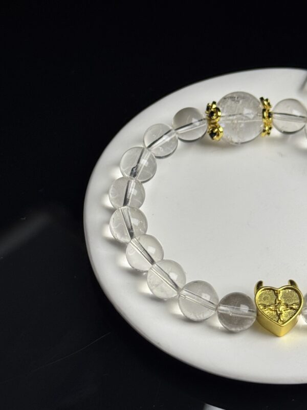 Clear Quartz Bracelet – Metal Element Energy, Clarity & Protection