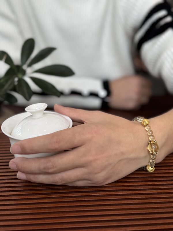 Citrine & Lemon Quartz Bracelet – Earth Element Wealth & Stability Energy