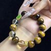 Tigerâs Eye & Citrine Wealth Bracelet â Confidence, Protection & Abundance Crystal Jewelry with Gold Accents