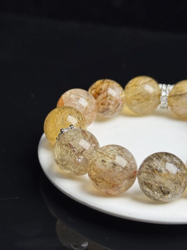 Super Seven Crystal Bracelet with Silver Accents â âThe Stone of Higher Energyâ for Intuition, Healing & Spiritual Empowerment