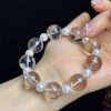Smoky Quartz Healing Bracelet with Pearl Accents â Crystal Protection, Energy Cleansing & Grounding Jewelry