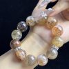 Super Seven Crystal Bracelet with Silver Accents â âThe Stone of Higher Energyâ for Intuition, Healing & Spiritual Empowerment