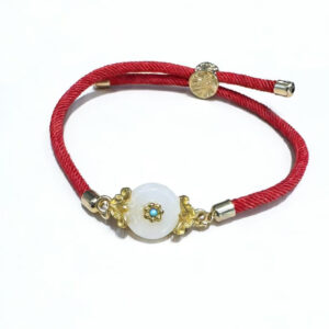 Simple Cord Peace Coin Pendant