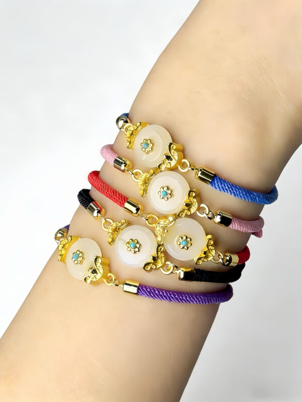 Simple Cord Peace Coin Pendant