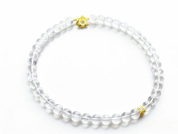 Pink & White Crystal Necklace â Natural Gemstone Jewelry for Love & Harmony