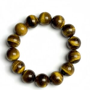 Natural Tiger Eye Beaded Bracelet Strength · Confidence · Grounded Protection
