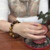 Natural Tiger Eye Beaded Bracelet Strength · Confidence · Grounded Protection