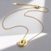 02cc1cbe8cf59f878ae3af3b535348a8 Eterna Roman Ring Titanium Necklace