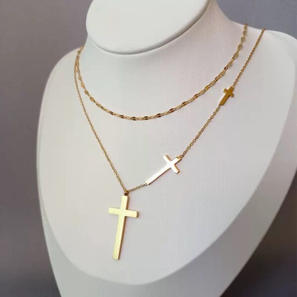 0325c03a2235814fc3b9fe1c02c69122 Eternal Faith Titanium Cross Necklace
