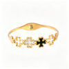 Stainless Steel Charm Bracelets for Women-Stainless Steel Lucky Charm Bangle