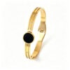 Stainless Steel Charm Bracelets for Women – Gold Lucky, Butterfly, Evil Eye & Clover Bangles