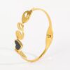Stainless Steel Charm Bracelets for Women – Gold Lucky, Butterfly, Evil Eye & Clover Bangles