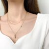 47bfc6e872b0b51c9f7547951521d779 Eternal Faith Titanium Cross Necklace