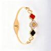 Stainless Steel Charm Bracelets for Women – Gold Lucky, Butterfly, Evil Eye & Clover Bangles