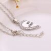 69224f2b40c998fc0bb8d69c9620f24c Forever Bond Titanium Best Friends Necklace Set