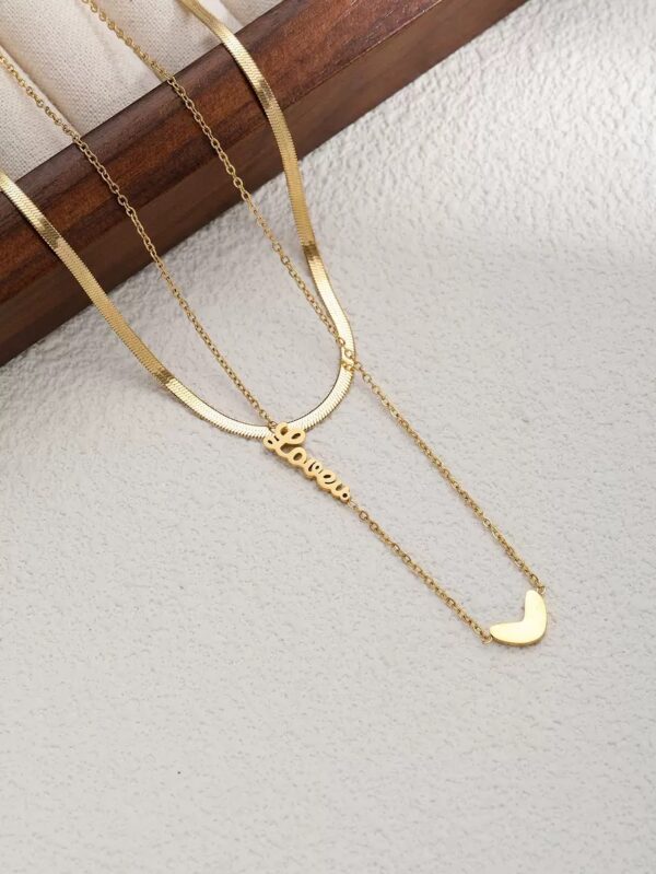 77fc562f34b887d47451a5917929ef51 Golden Love Layered Necklace