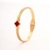 Stainless Steel Charm Bracelets for Women-Stainless Steel Lucky Charm Bangle