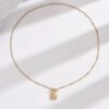 86ed6ace3933f2043288e37db7f44c97 Golden Lock Charm Necklace