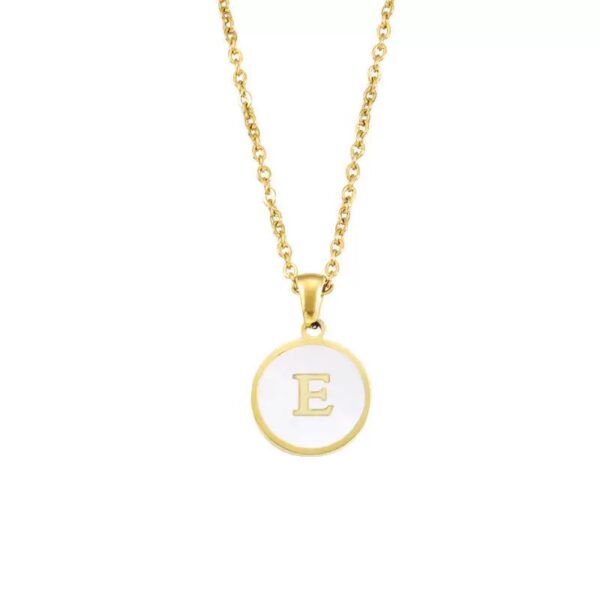 bba8baa79aa6bd1c753ee141d010d314 Golden Initial Pendant Necklace