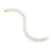 Gold & Silver Cubic Zirconia Diamond-Look Bracelet