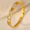 Stainless Steel Charm Bracelets for Women – Gold Lucky, Butterfly, Evil Eye & Clover Bangles