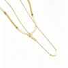 去除图片文字 (1) Golden Love Layered Necklace
