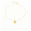 Golden Star Titanium Steel Pendant Necklace