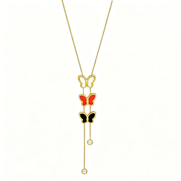 去除图片文字 Flutter Muse Butterfly Tassel Necklace