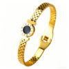 Stainless Steel Charm Bracelets for Women – Gold Lucky, Butterfly, Evil Eye & Clover Bangles