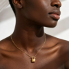 生成白色背景图-2-e1778211569871 Golden Lock Charm Necklace