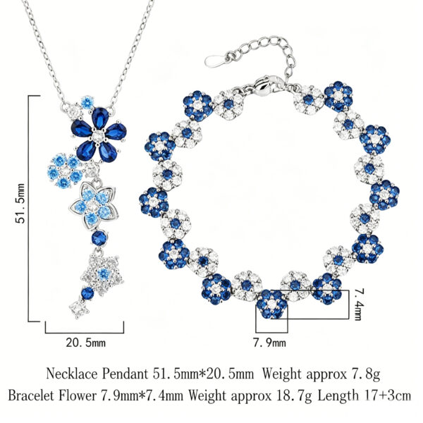 2 Azure Blossom Jewelry Set ⭐