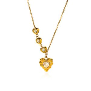 670959847009cedaaa9dde852bd8e242 Golden Heart Whisper Necklace