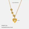 Golden Heart Whisper Necklace