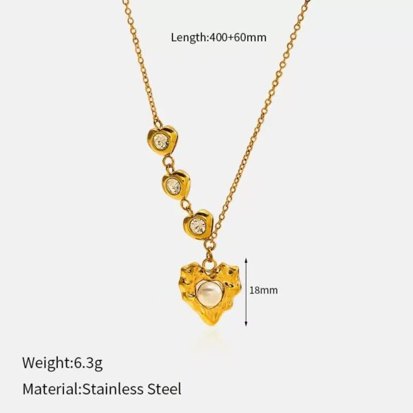 Golden Heart Whisper Necklace