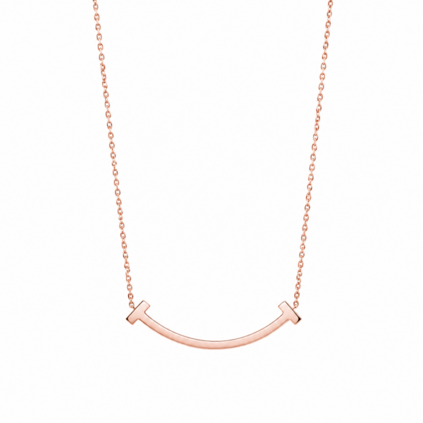 Minimal Curved Bar Pendant Gold Necklace