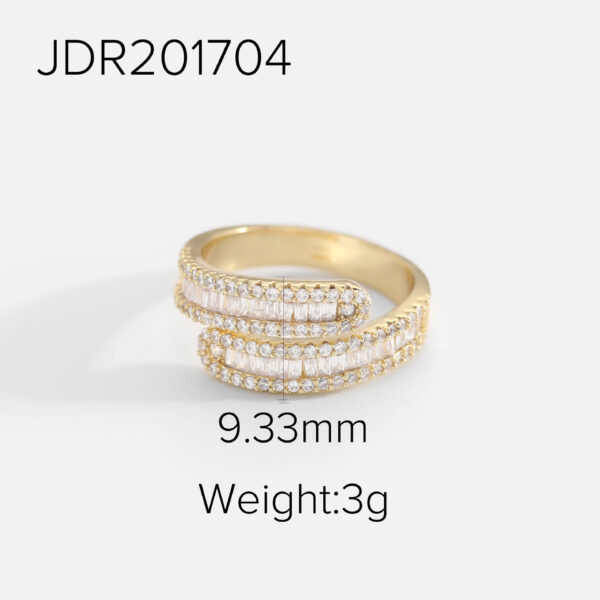 O1CN01GUJvSA1VWmfyV9mPI_!!2212948222661-0-cib Luxury Brass Cubic Zirconia Ring ✨